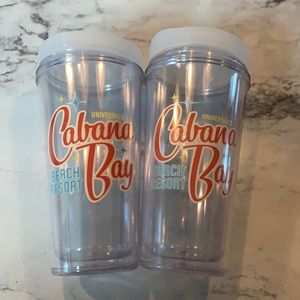 Cabana Bay souvenir cups